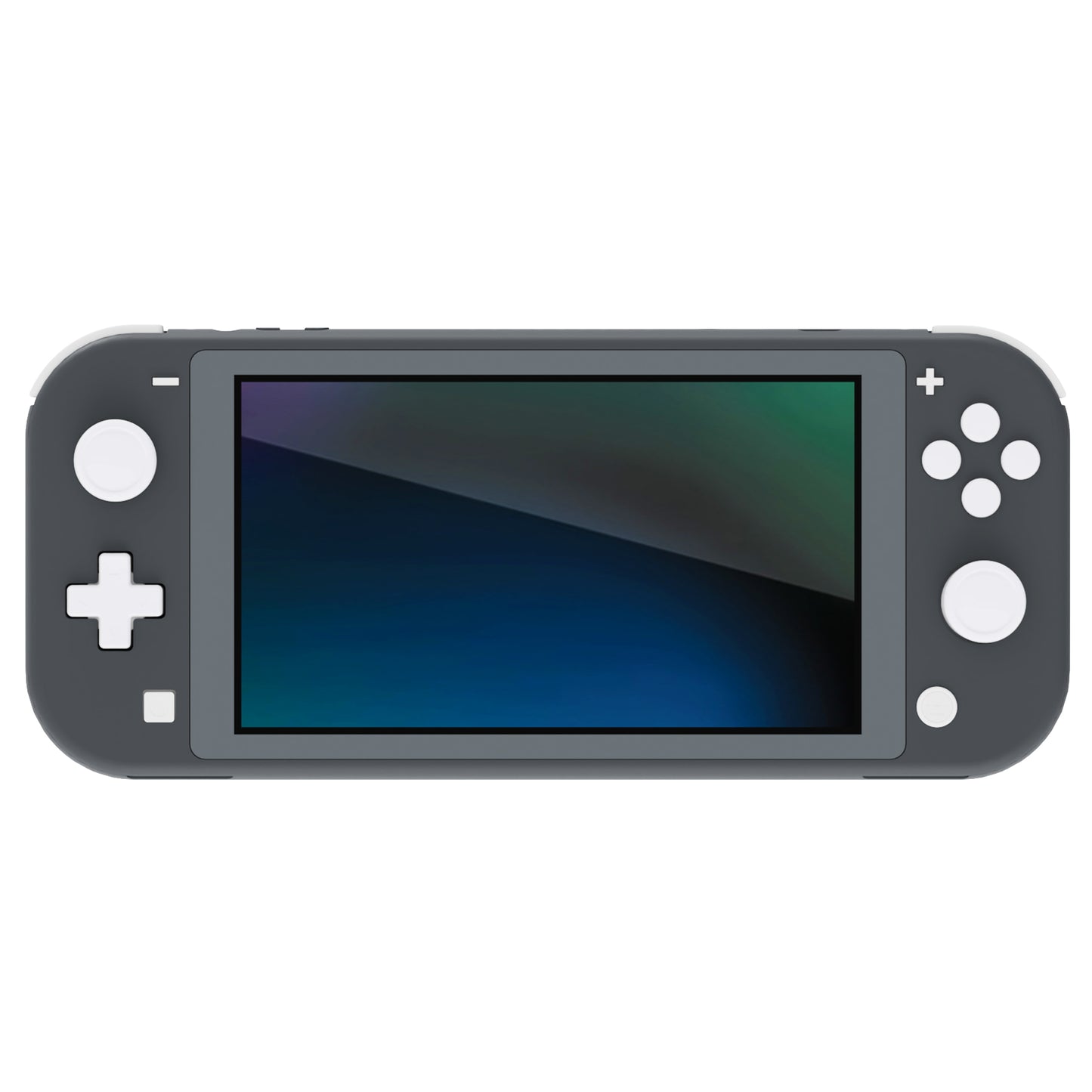 PlayVital シリコンボタンカバーやサムグリップセットSwitch/有機el/Switch Lite対応用、ABXY方向キーボタンキャップ、Switch Lite用 Dパッドボタンキャップ【ホワイト】