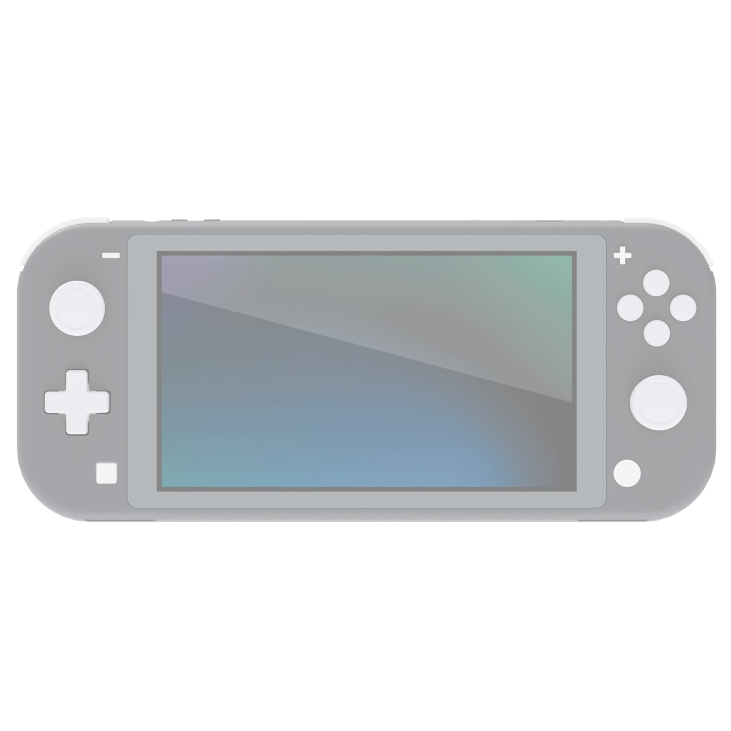 PlayVital シリコンボタンカバーやサムグリップセットSwitch/有機el/Switch Lite対応用、ABXY方向キーボタンキャップ、Switch Lite用 Dパッドボタンキャップ【ホワイト】