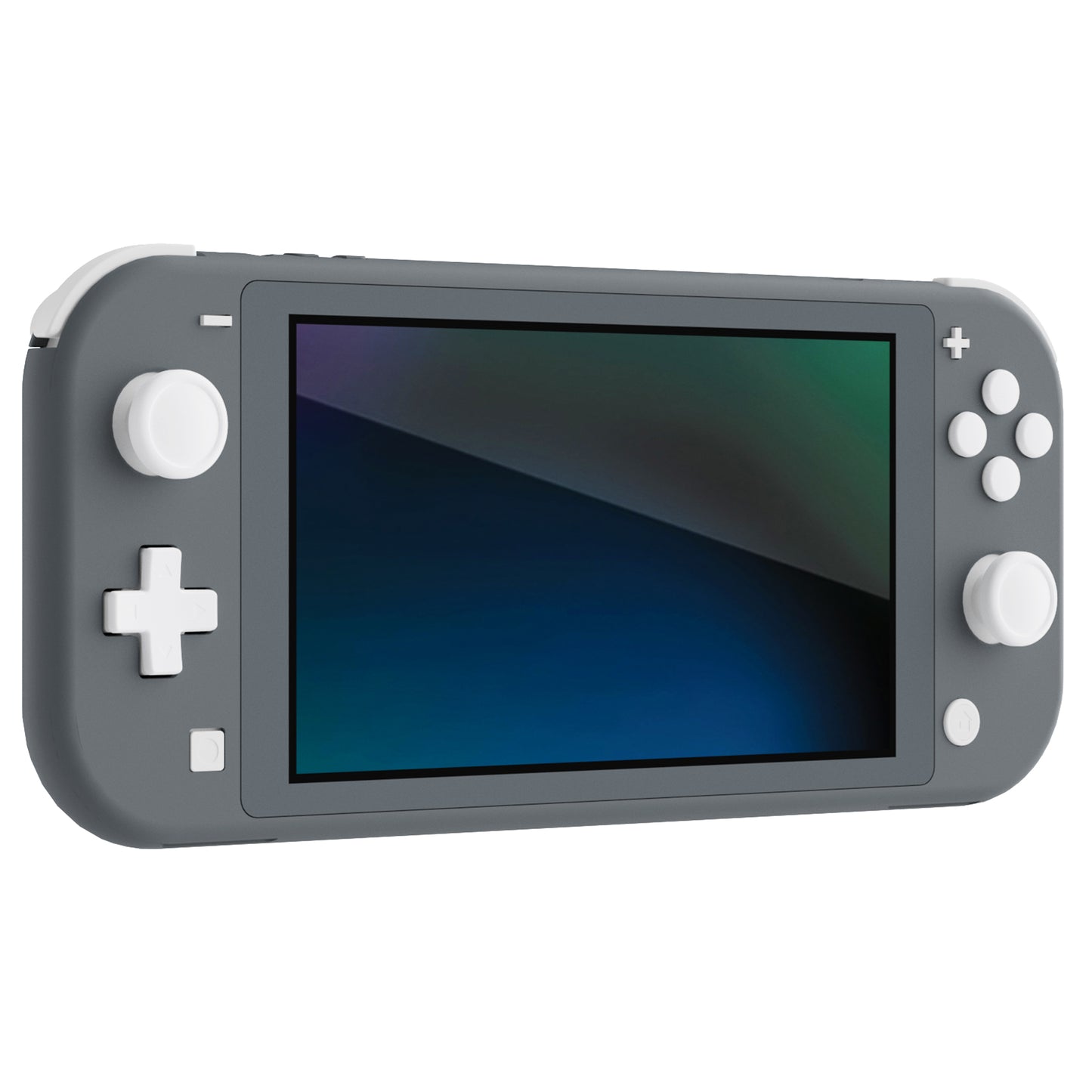 PlayVital シリコンボタンカバーやサムグリップセットSwitch/有機el/Switch Lite対応用、ABXY方向キーボタンキャップ、Switch Lite用 Dパッドボタンキャップ【ホワイト】