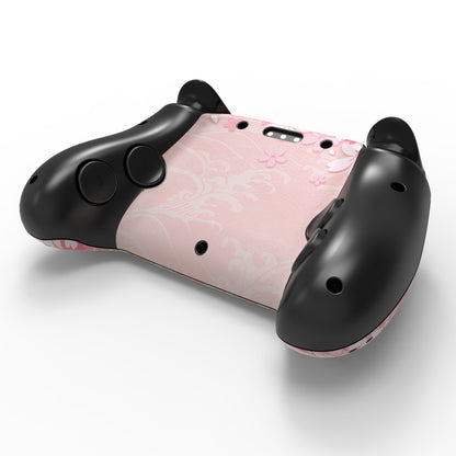 PlayVital Steam Controller 2 用 スキンシール 3枚セット｜Steam Controller 2026 対応・キズ防止・貼り跡が残りにくい 保護デカールステッカー【桜の花びら】