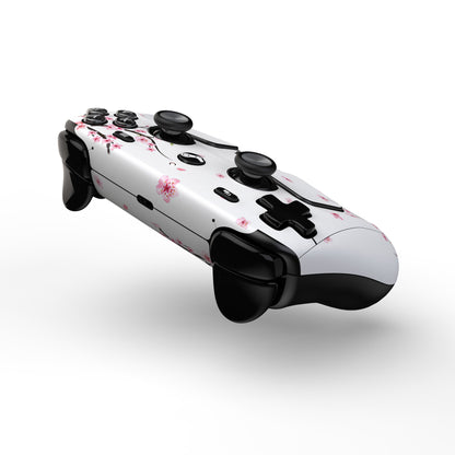 PlayVital Steam Controller 2 用 スキンシール 3枚セット｜Steam Controller 2026 対応・キズ防止・貼り跡が残りにくい 保護デカールステッカー【散りゆく桜】