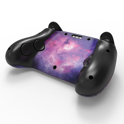 PlayVital Steam Controller 2 用 スキンシール 3枚セット｜Steam Controller 2026 対応・キズ防止・貼り跡が残りにくい 保護デカールステッカー【ネビュラギャラクシー】