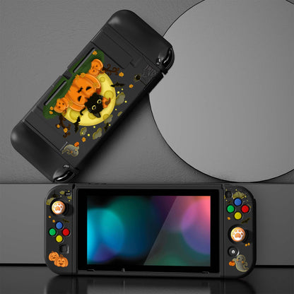 PlayVital ZealProtect Soft Protective Case for Nintendo Switch - Moon Night Halloween - RNSYV6026 playvital