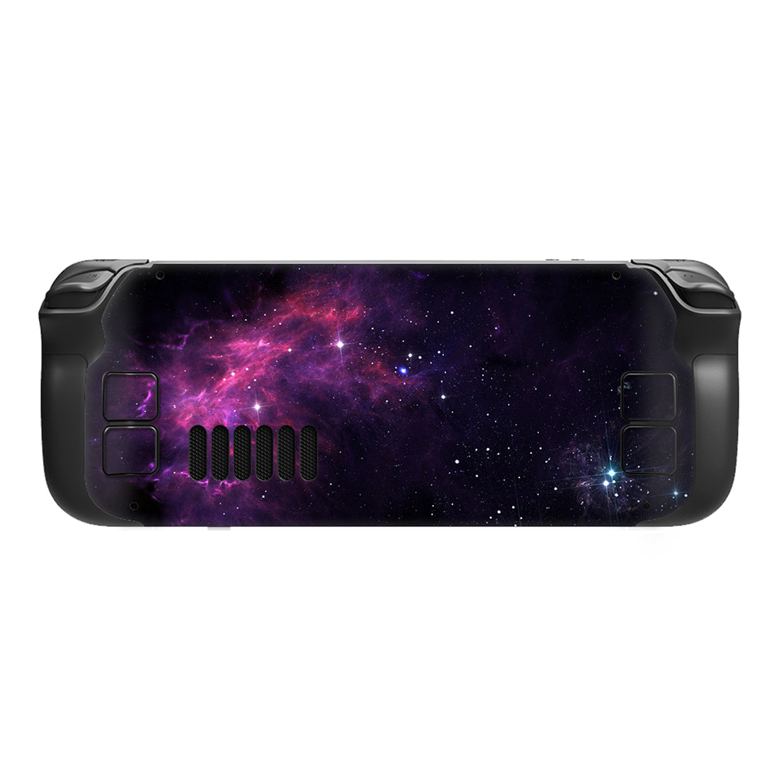 PlayVital Full Set Protective Skin Decal for Steam Deck, Custom Stickers Vinyl Cover for Steam Deck Handheld Gaming PC - Purple Nebula - SDTM016 playvital