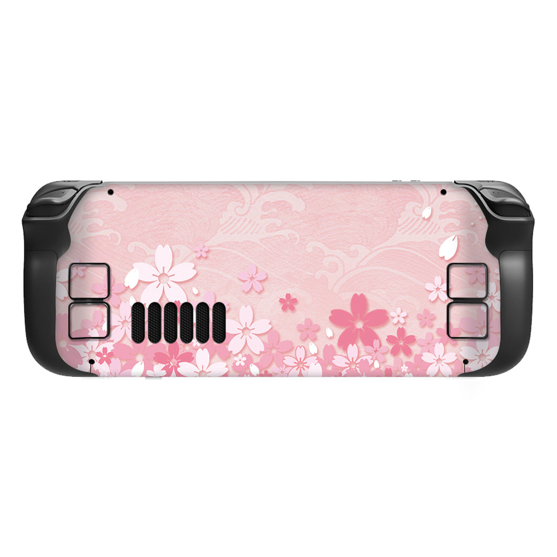 PlayVital Full Set Protective Skin Decal for Steam Deck, Custom Stickers Vinyl Cover for Steam Deck Handheld Gaming PC - Cherry Blossoms Petals - SDTM028 playvital