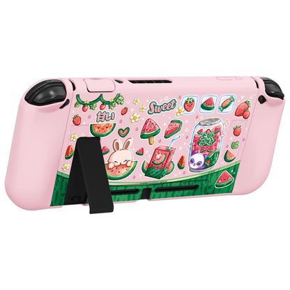 PlayVital ZealProtect Watermelon Sweet Treats Soft Protective Case for Nintendo Switch - RNSYV6043 playvital