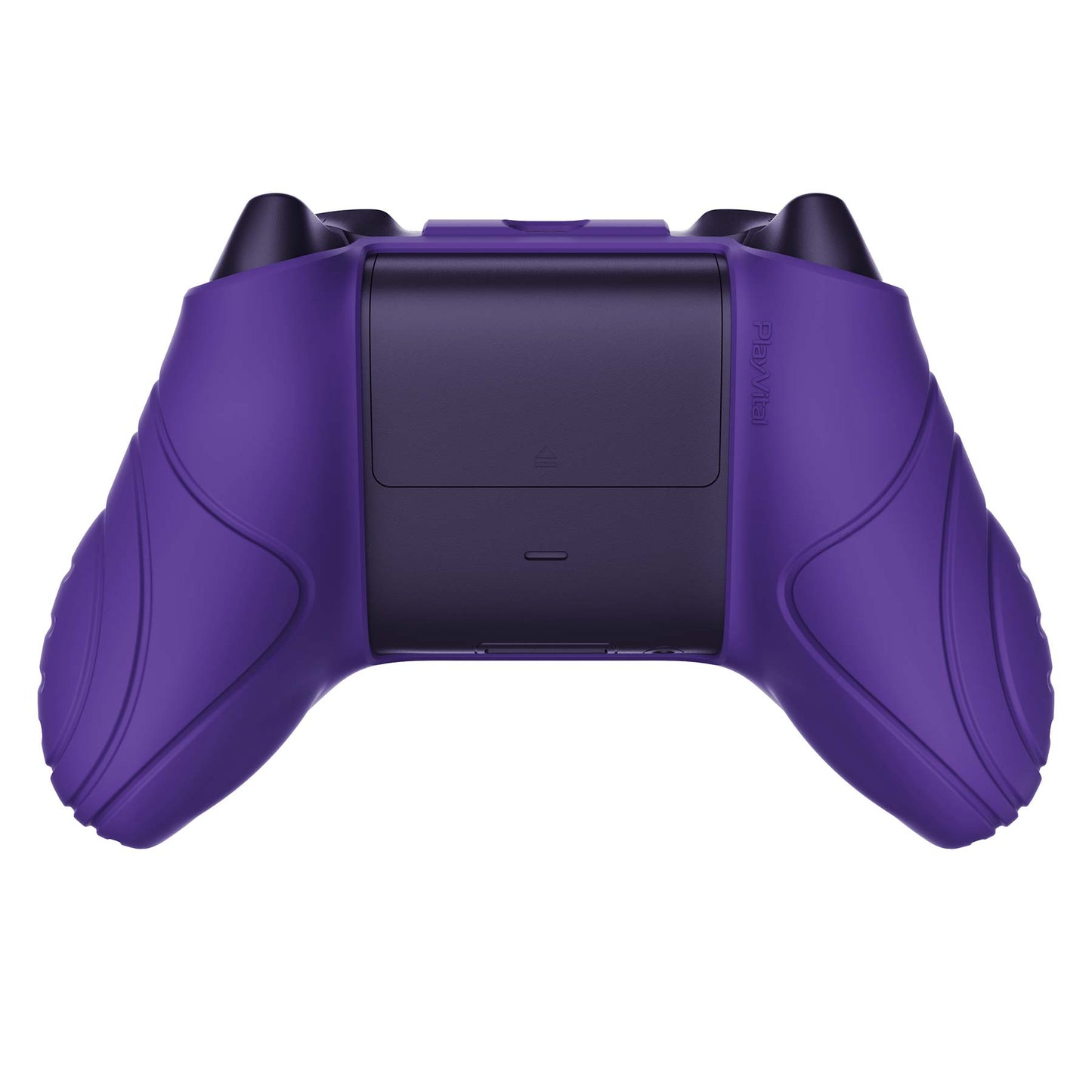 PlayVital Samurai Edition Purple Anti-slip Controller Grip Silicone Skin, Ergonomic Soft Rubber Protective Case Cover for Xbox Series S/X Controller with Black Thumb Stick Caps - WAX3007 PlayVital