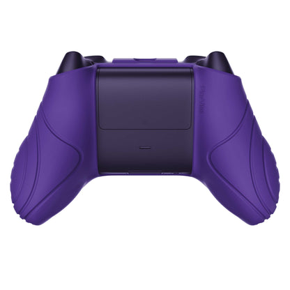 PlayVital Samurai Edition Purple Anti-slip Controller Grip Silicone Skin, Ergonomic Soft Rubber Protective Case Cover for Xbox Series S/X Controller with Black Thumb Stick Caps - WAX3007 PlayVital