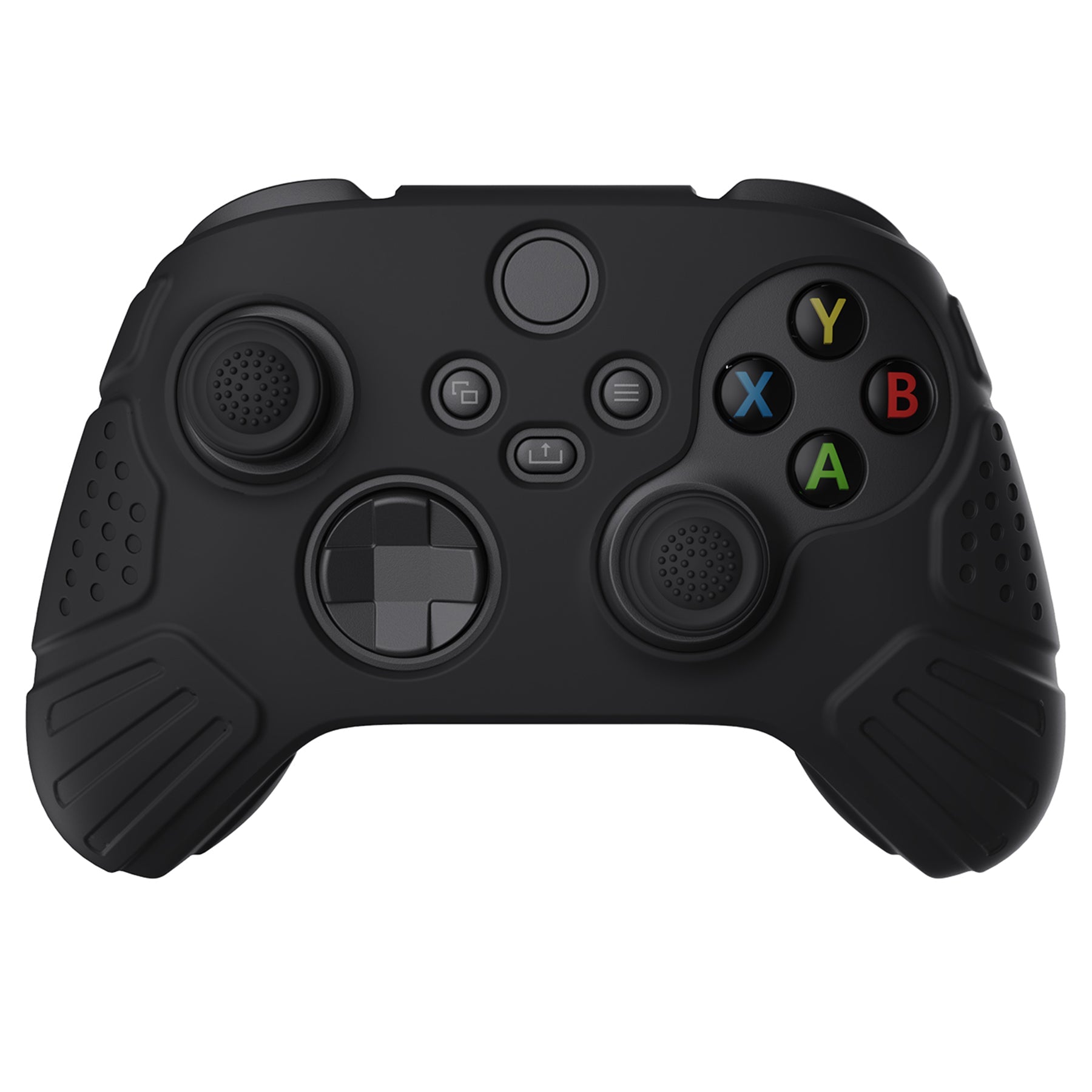 PlayVital Guardian Edition Ergonomic Soft Anti-slip Controller Silicone Case Cover, Rubber Protector Skins with Black Joystick Caps for Xbox Series S and Xbox Series X Controller - HCX PlayVital