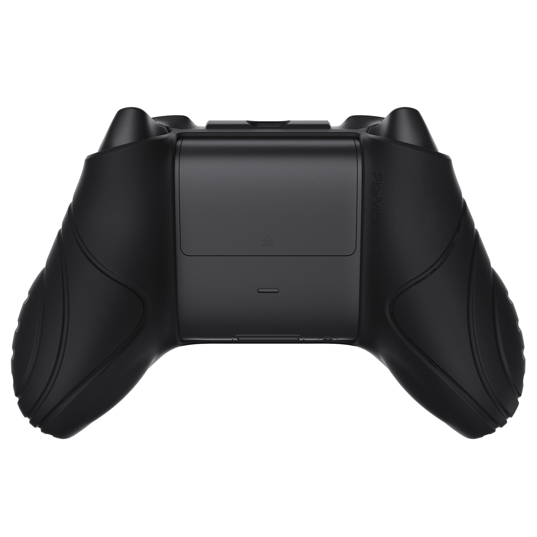 PlayVital Samurai Edition Black Anti-slip Controller Grip Silicone Skin, Ergonomic Soft Rubber Protective Case Cover for Xbox Series S/X Controller with Black Thumb Stick Caps - WAX3001 PlayVital