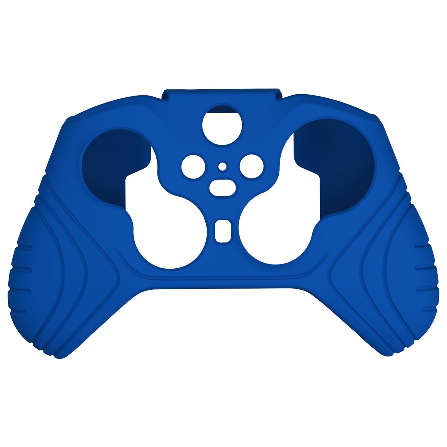 PlayVital Samurai Edition Anti Slip Silicone Case Cover for Xbox Elite Wireless Controller Series 2, Ergonomic Soft Rubber Skin Protector for Xbox Elite Series 2 with Thumb Grip Caps - Blue - XBE2M008 playvital