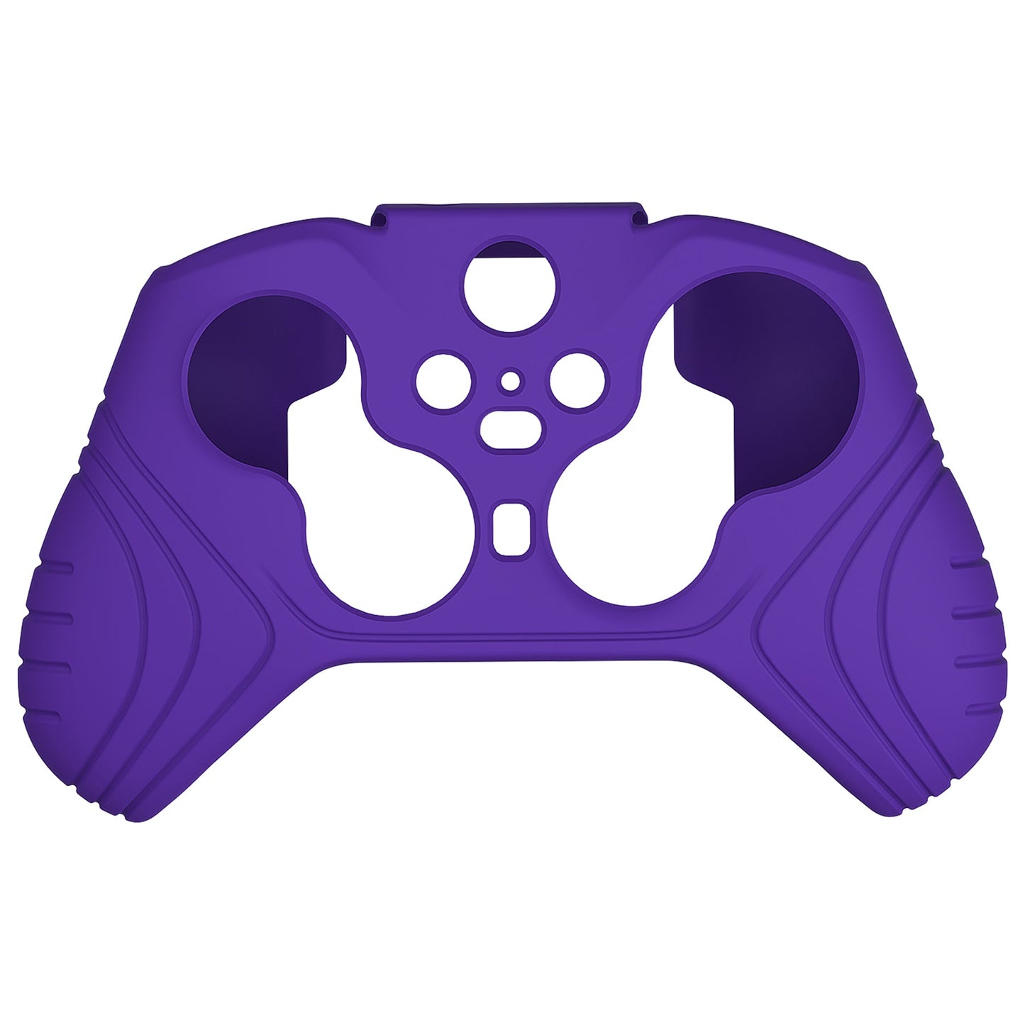 PlayVital Samurai Edition Anti Slip Silicone Case Cover for Xbox Elite Wireless Controller Series 2, Ergonomic Soft Rubber Skin Protector for Xbox Elite Series 2 with Thumb Grip Caps - Purple - XBE2M009 playvital