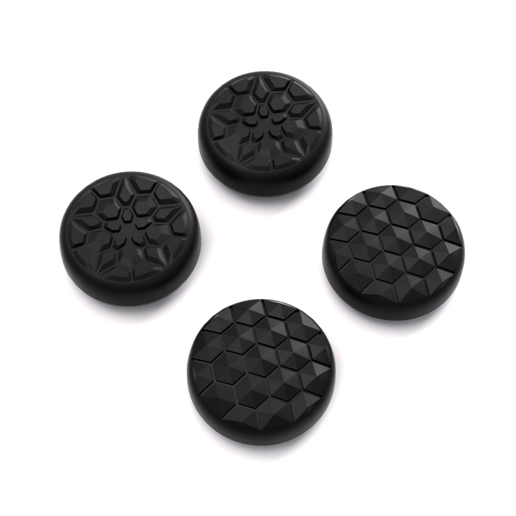 PlayVital Thumb Grip Caps for Steam Deck, Silicone Thumbsticks Grips Joystick Caps for Steam Deck - Diamond Grain & Crack Bomb Design - YFSDM004 PlayVital