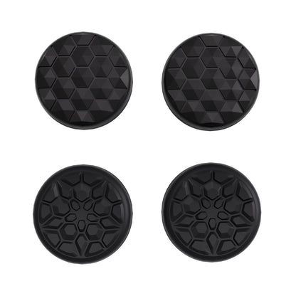 PlayVital Thumb Grip Caps for Steam Deck, Silicone Thumbsticks Grips Joystick Caps for Steam Deck - Diamond Grain & Crack Bomb Design - YFSDM004 PlayVital