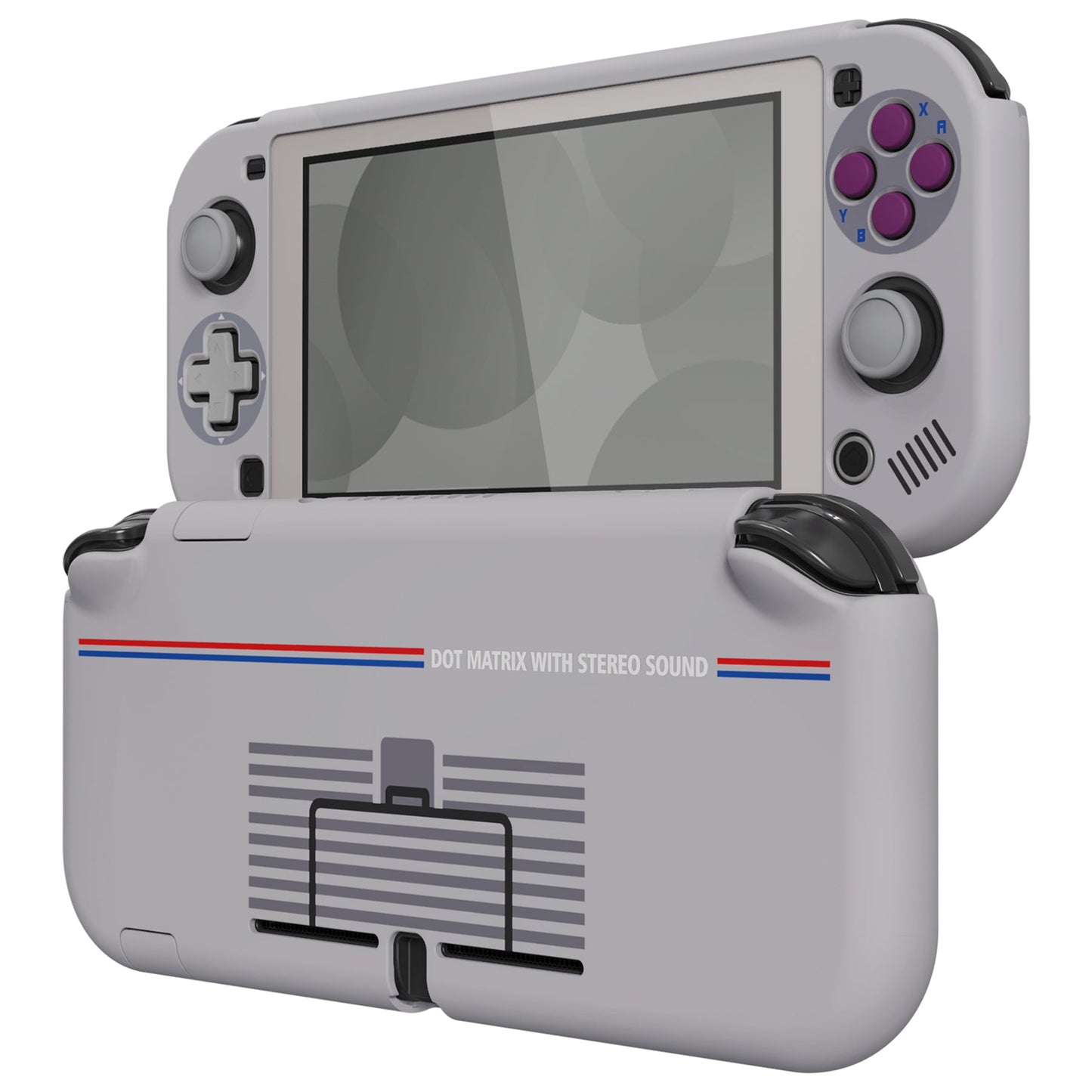 eXtremeRate PlayVital Classic 1989 GB DMG-01 Protective Grip Case for NS Switch Lite, Hard Cover for Nintendo Switch Lite - Screen Protector & Thumb Grips & Buttons Caps Stickers Included - YYNLY004 playvital